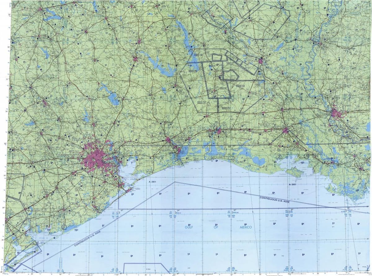 ਦੇ topographic ਨਕਸ਼ਾ ਹਾਯਾਉਸ੍ਟਨ